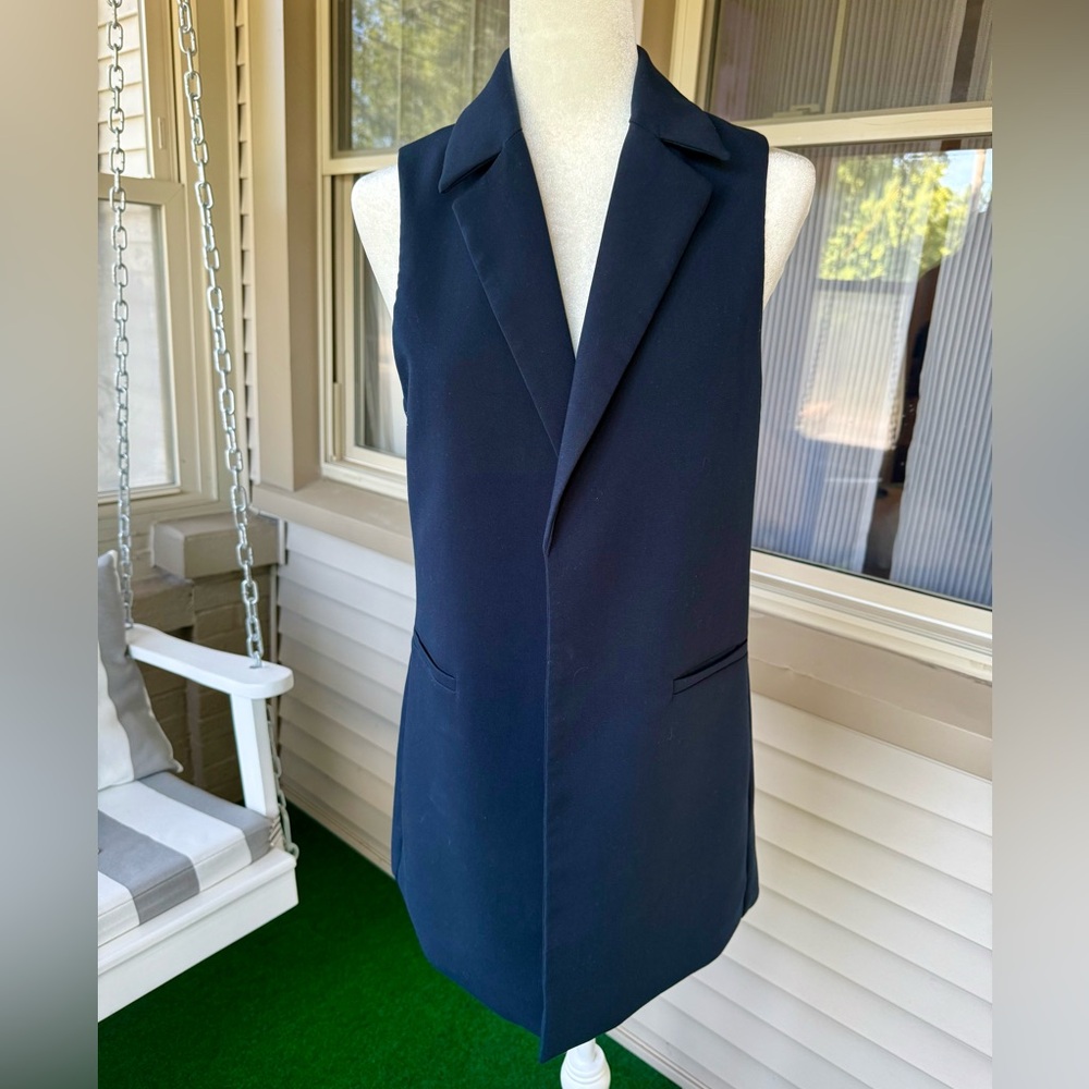 Maison d’Amélie, Navy, Sleeveless Gilet!
